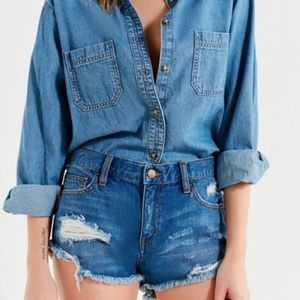 BDG Boyfriend Low-rise Denim Jean Shorts